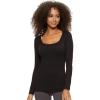 Felina | Velvety Soft Scoop Neck L/S(Black)