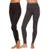 Felina | Velvety Super Soft High-Waisted Legging 2-Pack | Yoga Pants | Workout Clothes for Women(Black Charcoal)