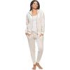 Felina – Womens Velour Zip Hoodie and Jogger Set Soft 2-Piece Tracksuit Lounge Set(Silver Gray)