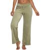 Felina 2-Ply Velour Womens Lounge Pants-Breathable and Lightweight – Insanely Soft -Lounge Pants Women, Women’s Lounge Pants,(Tea)