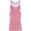 Felina Cotton Ribbed Tank Top – Class Tank Top for Women, Workout Tank Top for Women (Color Options Available)(Pink Purple Rose)