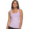 Felina Cotton Ribbed Tank Top – Class Tank Top for Women, Workout Tank Top for Women (Color Options Available)(Purple Rose)