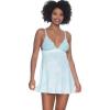 Felina Demure Chemise Lined & Wireless Cup Nightgown for Women, Fully Adjustable Straps, Babydoll Lingerie(Cloud Rose)