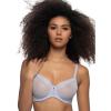 Felina Ethereal Sheer Mesh Unlined Underwire Bra(Cosmic Sky)