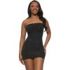 Felina Fusion Strapless Full Slip with Fused Compression Panels(Black)