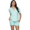 Felina Jessie Pajama Short Set 2 Piece Pajama Set(Island Paradise)