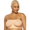 Felina Paramour Body Smooth Seamless Underwire Bandeau Bra(Cameo Rose)