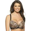 Felina Paramour Carolina Seamless Plunge Contour Bra | Lace | Racerback(Lynx)