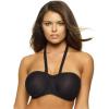 Felina Paramour Delightful Seamless Unlined Lace Bandeau | Bra | Support(Black)