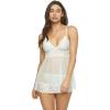 Felina Sarah Babydoll Butterfly Lace Chemise, Womens Nightgown/Lingerie(Bridal Blue)