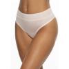 Felina Serene Modal & Lace Thong for Women Soft, Comfortable Underwear in Gull, Size Medium(Peach Blush)