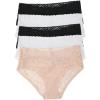 Felina Signature Stretchy Lace Low Rise Hipster 5-Pack | Panty(Basics Combo)
