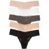 Felina Signature Stretchy Lace Low Rise Thong | Panty(Cocoa Beans)