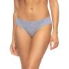 Felina Signature Stretchy Lace Low Rise Thong | Panty(Faded Denim)