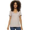 Felina Slub Jersey V-Neck Tee Soft, Lightweight, and Comfortable Short Sleeve T-Shirt for All-Day Wear(Atmosphere)