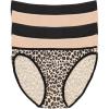 Felina Smooth Low Rise Bikini Panties – Seamless Underwear for Women, Panties for Women (5-Pack)(Cheetahlicious)