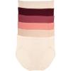 Felina Super Stretchy Cotton Hi-Cut Brief 6-Pack(Rose All Day)