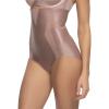 Felina Uplifted Satin & Mesh Body-Mapped High-Waist Shaper Brief(Rose Tan)