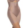 Felina Uplifted Satin & Mesh Body-Mapped High-Waist Shaper Short(Rosetan)