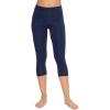 Felina Women’s Cotton Modal Capri Leggings – Super Soft, Lightweight, Breathable for Fitness, Yoga, and Everyday Wear(Navy)