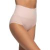 Felina Women’s Seamless Shapewear Brief | Panty Tummy Control(Rose Dust)