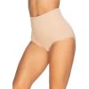 Felina Women’s Seamless Shapewear Brief | Panty Tummy Control(Warm Neutral)