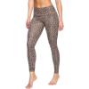 Felina Women’s Sueded Athletic Leggings, Slimming Waistband(Raven Leopard)