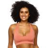Felina Women’s Velvety Soft Racerback Bralette(Canyon Rose)