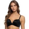 Moxie Seamless Side Smoothing Push Up Bra(Black)