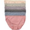 Organic Cotton Stretch Bikini 6-Pack(Sandalwood)
