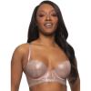 Siren U-Wire Lace Demi Bra(Rose Tan Shimmer)