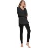 Felina Ladies’ Velour Lounge Set (Black Heather, Medium)