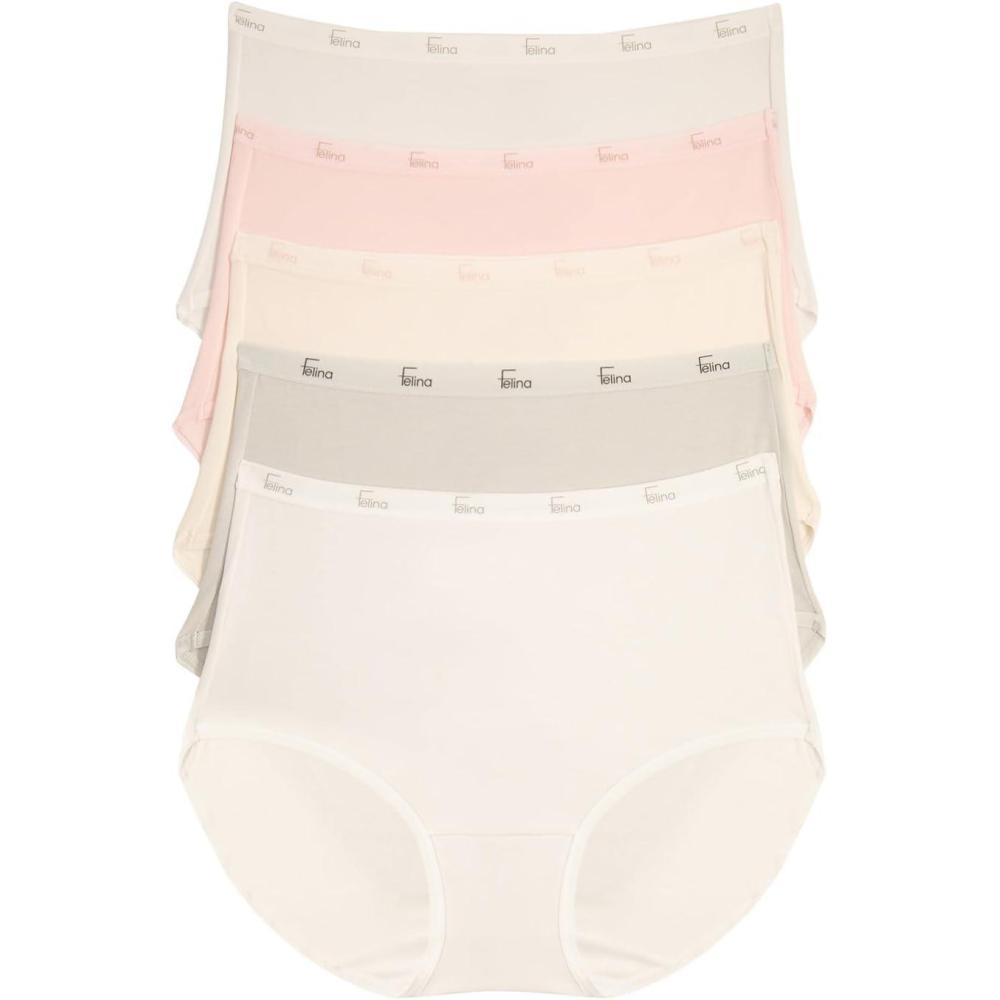 imageFelina Signature Cotton Brief 5PackGlacier Pink