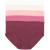 Felina Womens 5 Pack Pima Cotton Wide Waistband Hipster(Rose All Day)