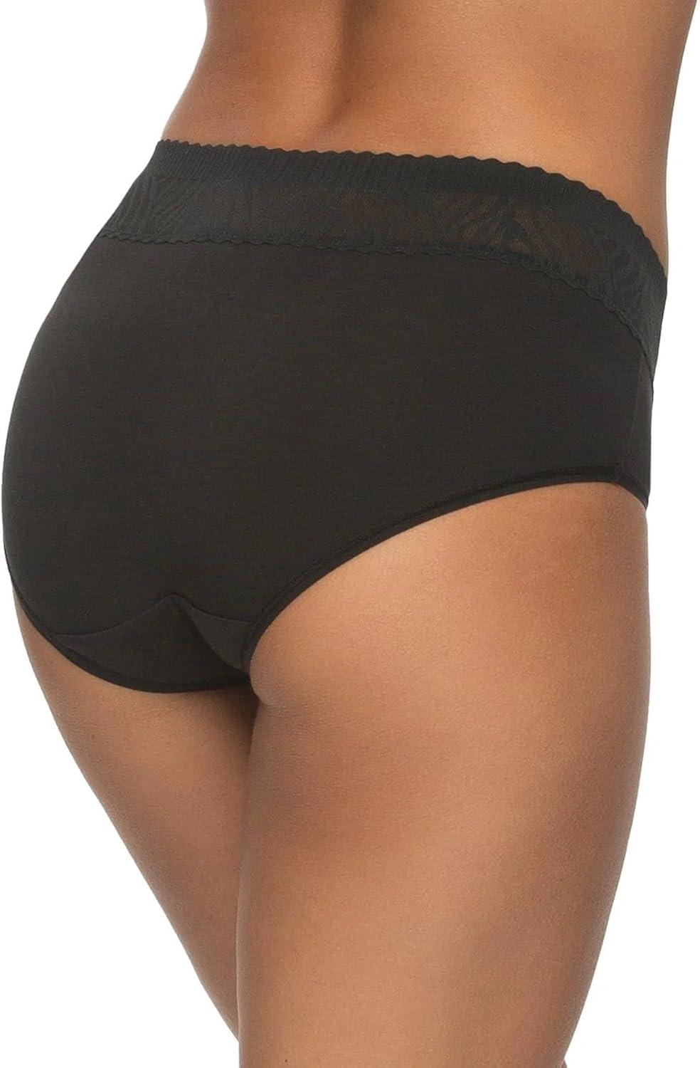 imageFelina Womens 5 Pack Stay In Place MidRise Lace HipsterClassic Nudes