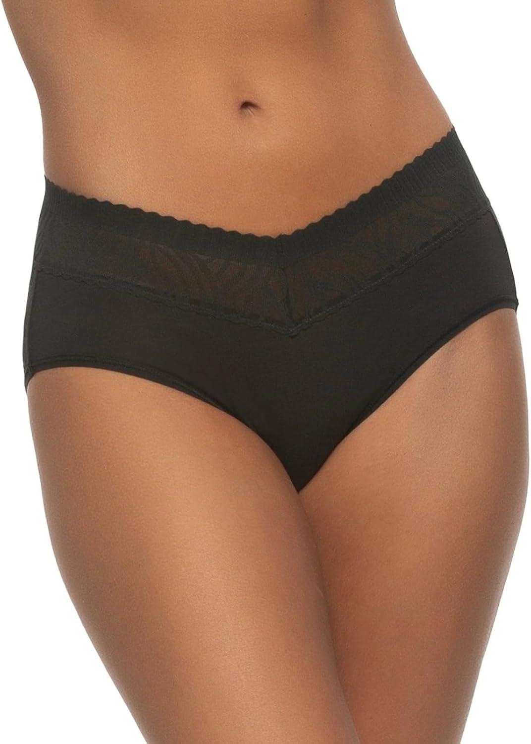 imageFelina Womens 5 Pack Stay In Place MidRise Lace HipsterClassic Nudes