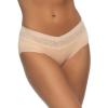 Felina Womens 5 Pack Stay In Place Mid-Rise Lace Hipster(Classic Nudes)
