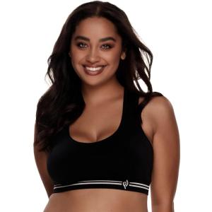 Felina | EnergyX Racerback Scoop Neck Sports Bra(Black)
