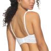 Felina Womens 2 Pack Lightweight Signature Stretch Lace Bralette(Black/White)