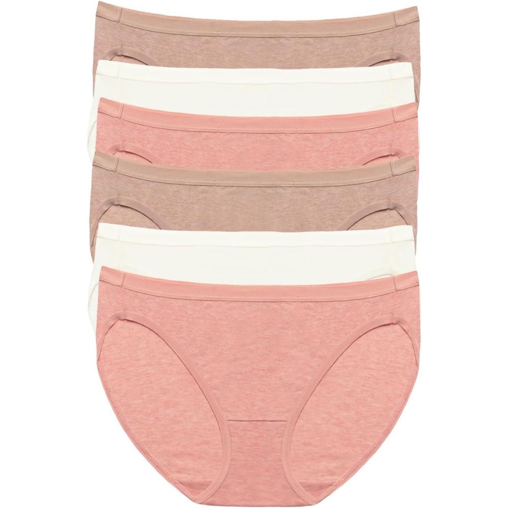 imageOrganic Cotton Stretch Bikini 6PackRose Neutral