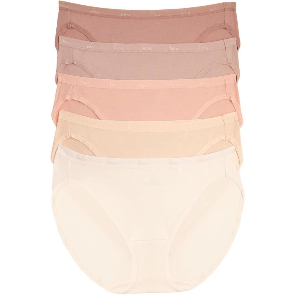 imageFelina Signature Cotton Bikini 5PackRose Hues