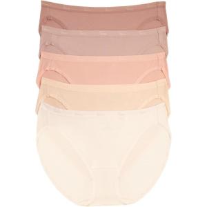 Felina Signature Cotton Bikini 5-Pack(Rose Hues)