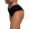 Felina Veil Mesh Ruffle Panty(Black)
