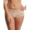 Felina Paramour Stripe Delight Hipster | Panty | 4-Pack | Lace | Plus Size(Black Fawn)