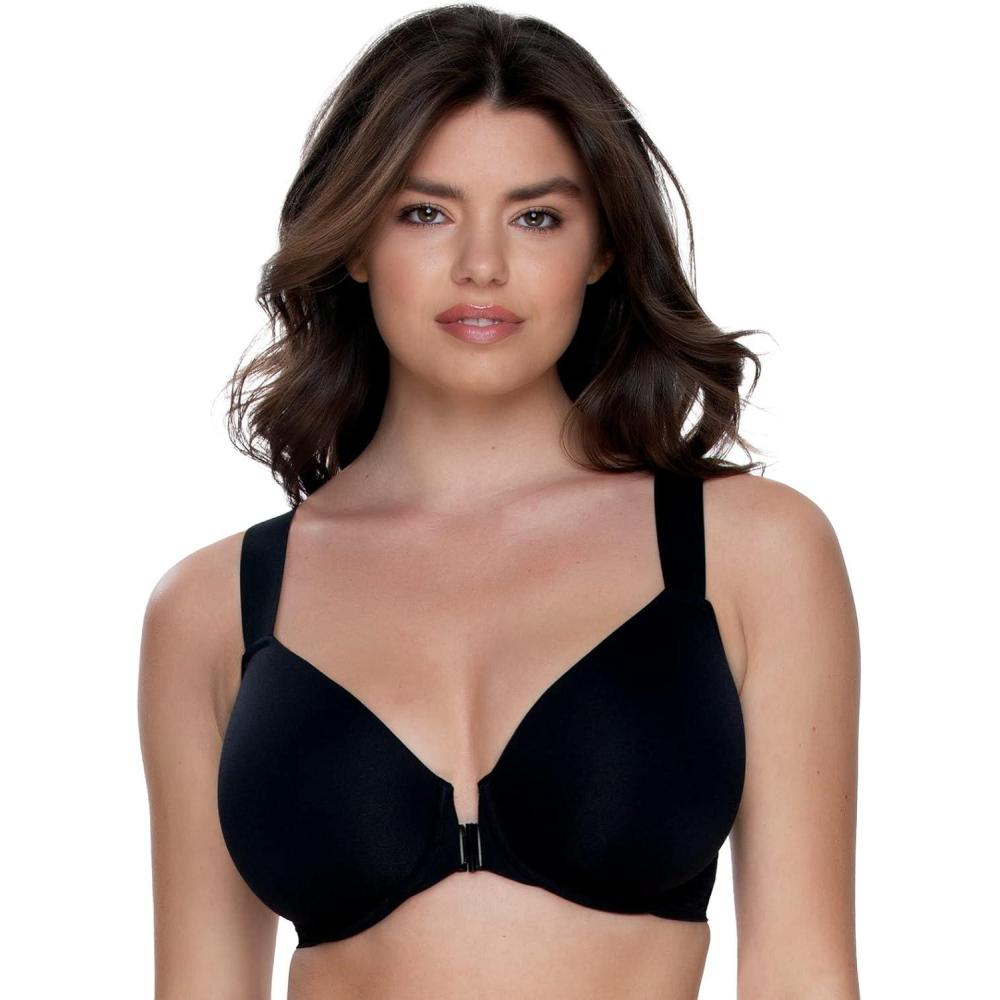 imageFelina Utopia FrontClose Racerback TShirt BraBlack