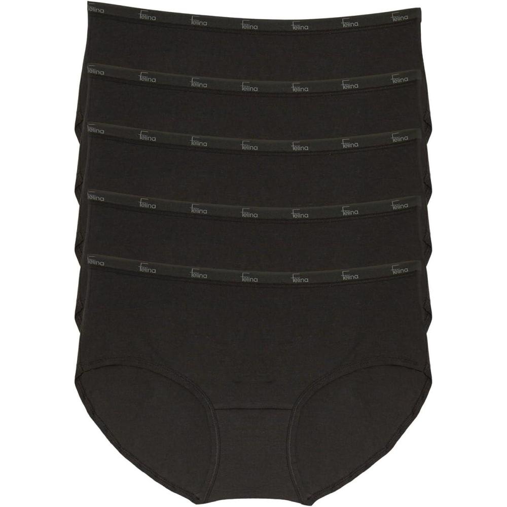 imageFelina Signature Cotton Hipster 5PackBlack