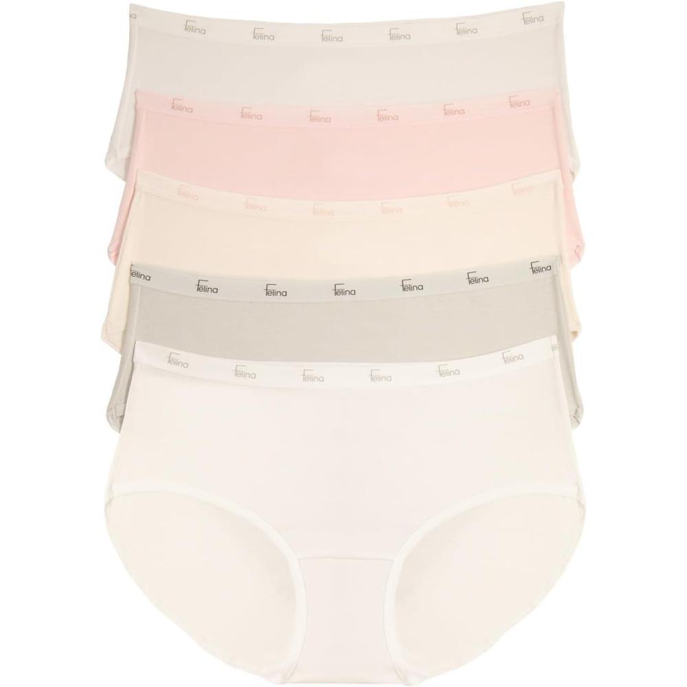 imageFelina Signature Cotton Hipster 5PackGlacier Pink