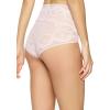 Felina | Finesse Modern Mock-Wrap Brief | Panty | Lace | Full Coverage | Comfort(Barely Pink)