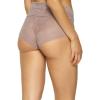 Felina | Finesse Modern Mock-Wrap Brief | Panty | Lace | Full Coverage | Comfort(Mink)