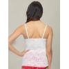 Felina | Signature Super Stretchy Lace Camisole | Adjustable Straps(White)